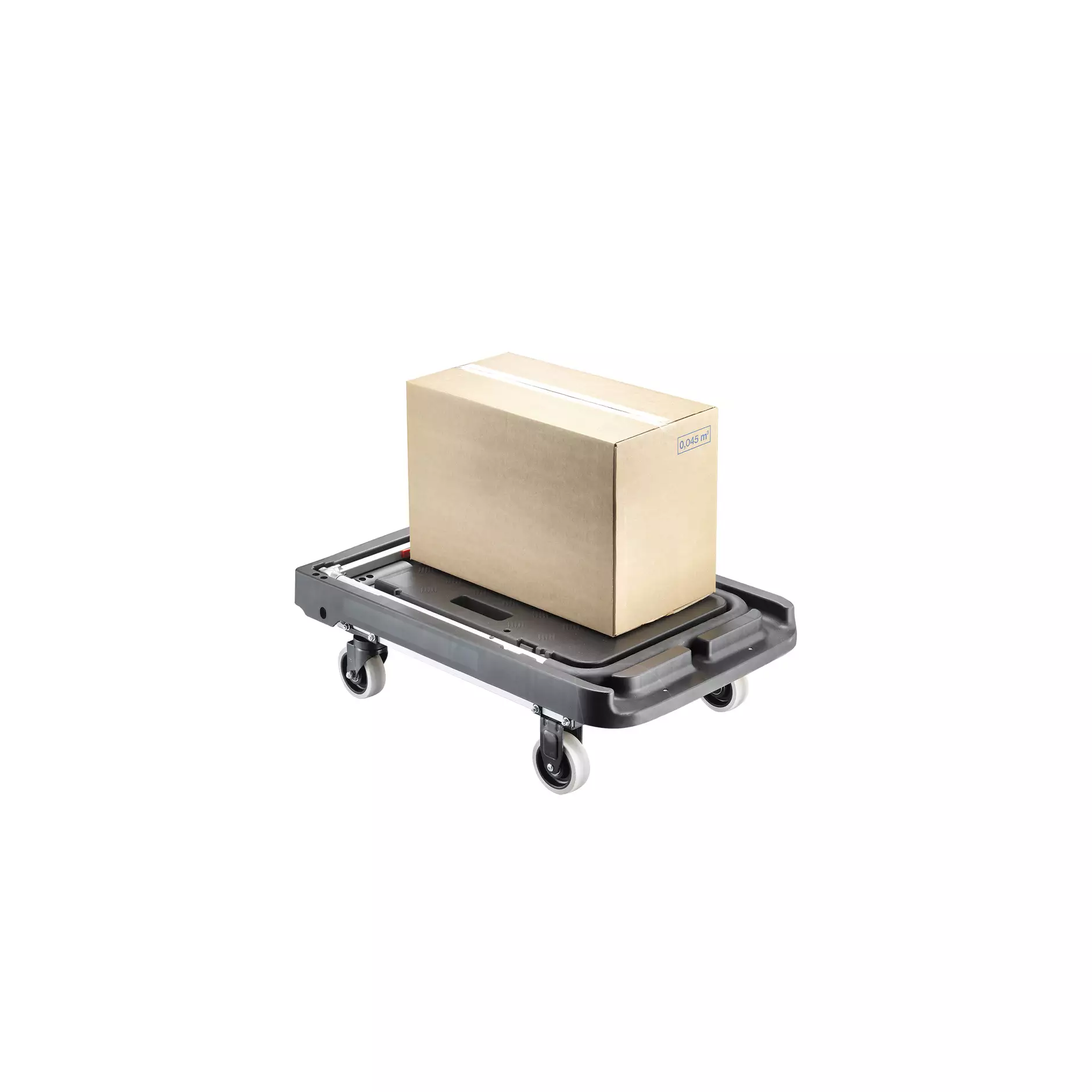 664314_TECHNOCRAFT_Plattformwagen_Heavy_Cargo_200kg_beladen_eingeklappt_0020