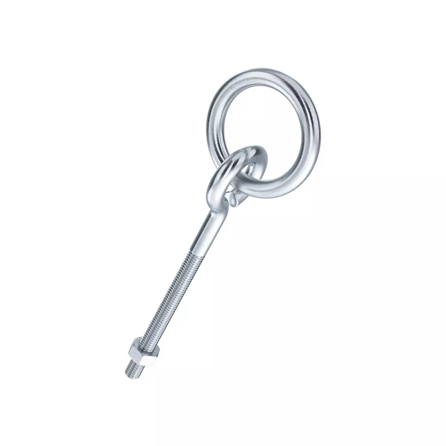 Anneaux de cr�ches avec �crous zing. bl.