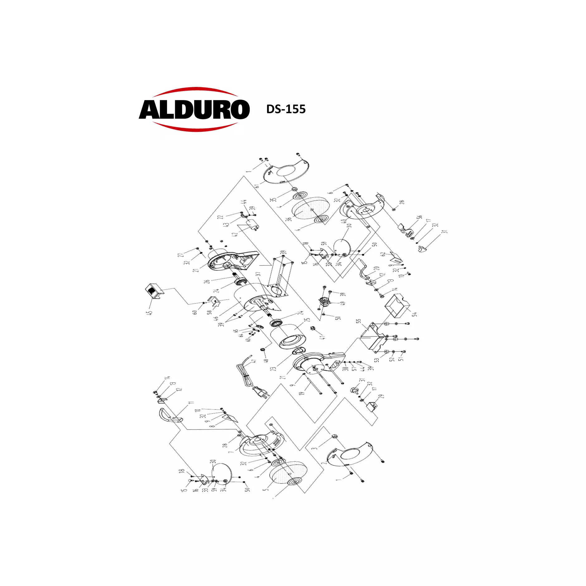 Explosionszeichnung DS-155 ALDURO