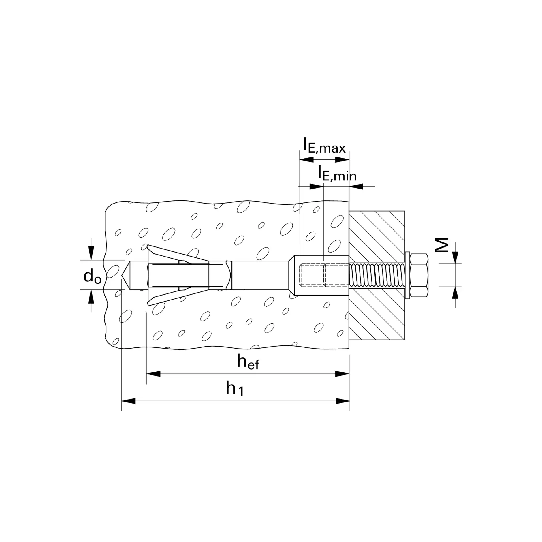 fischer Cheville pour béton cellulaire ac zn FPX-I