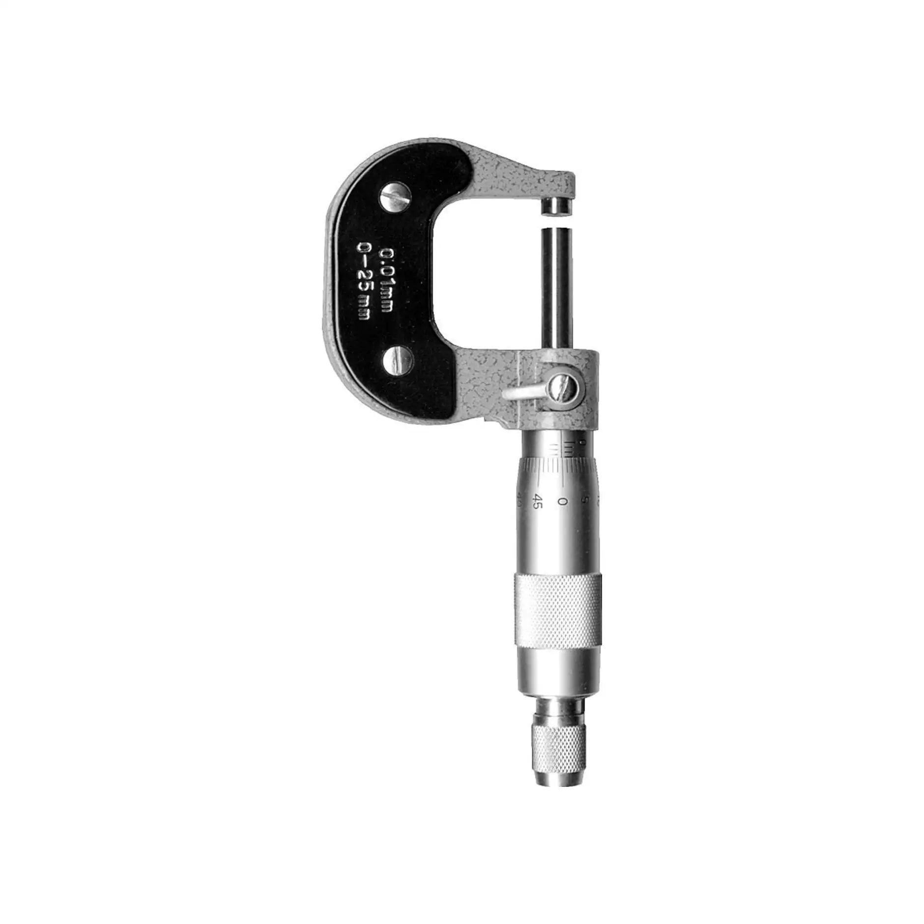 TC Präzisions-Mikrometer, 0-25x0.01mm