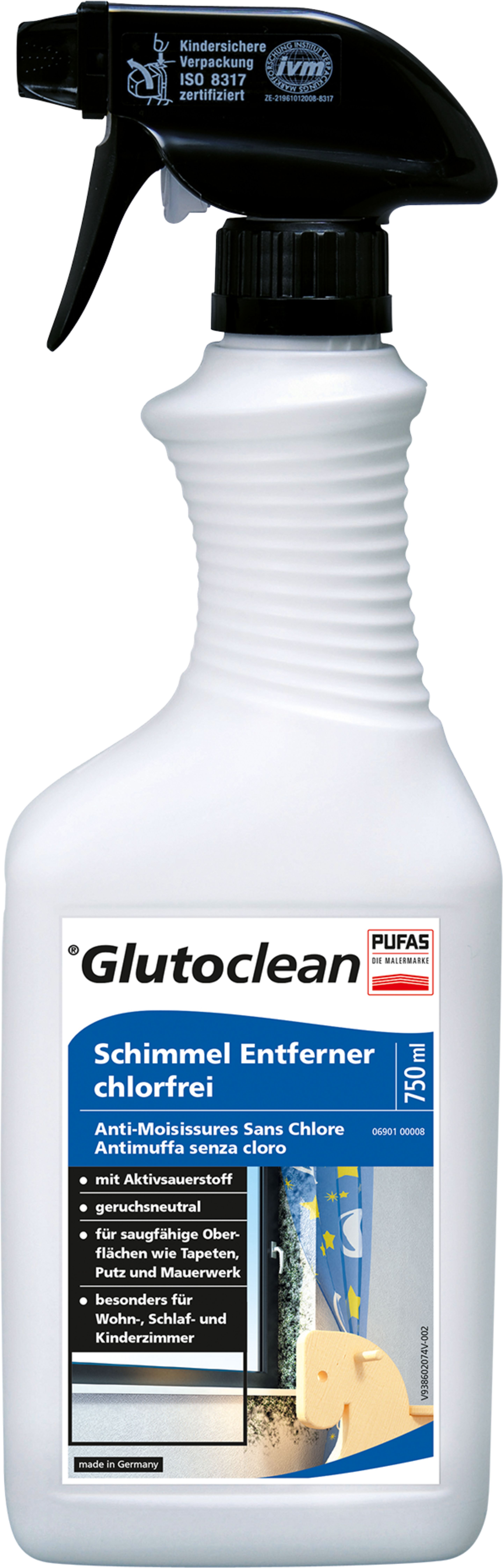 Glutoclean Schimmel Entferner chlorfrei 750 ml | Allchemet