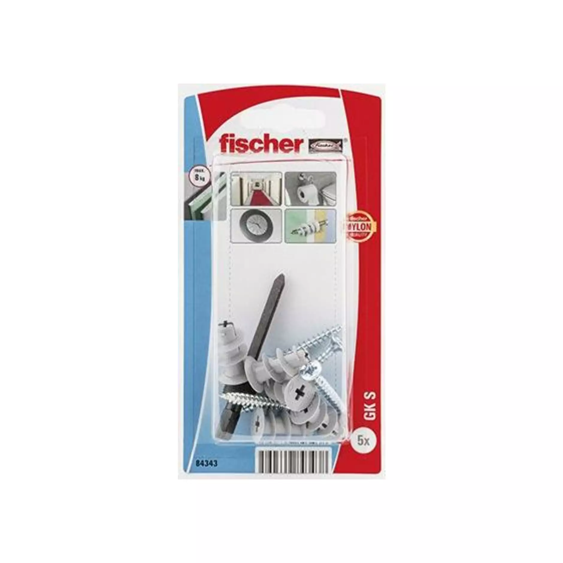 FI SB 84343 Gipskartondübel GK S NV 5St