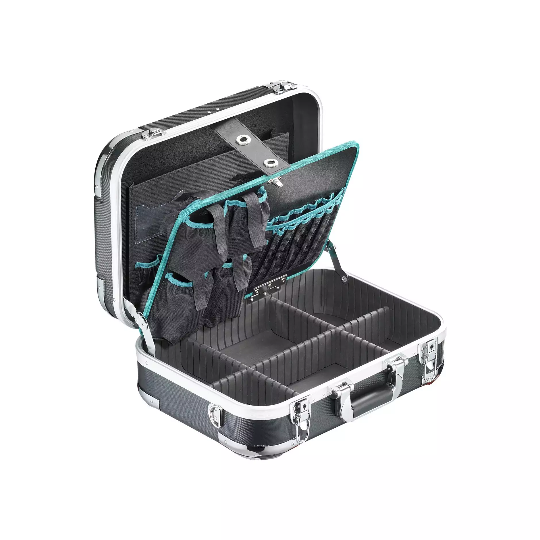 663207_TECHNOCRAFT_ABS-Wkzg-Koffer_PRO_CHROME_L_PROCHROME_leer