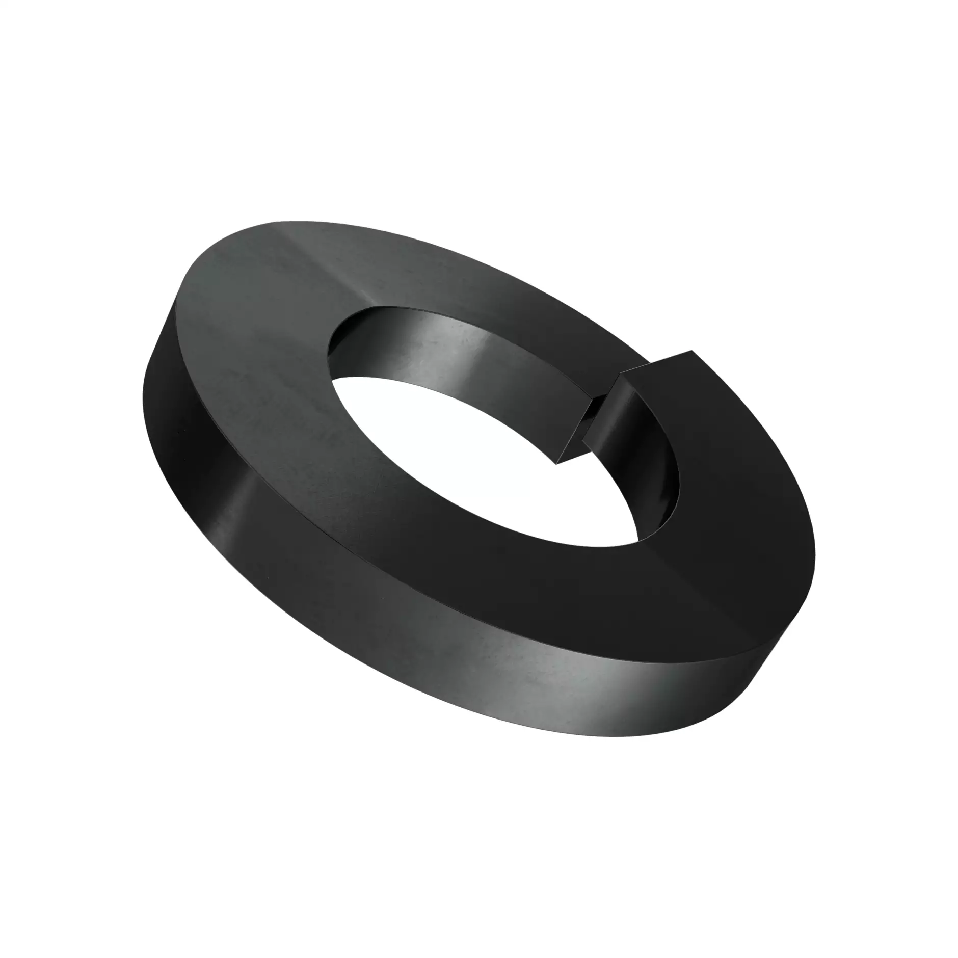 Federringe DIN 127B-Stahl schwarz