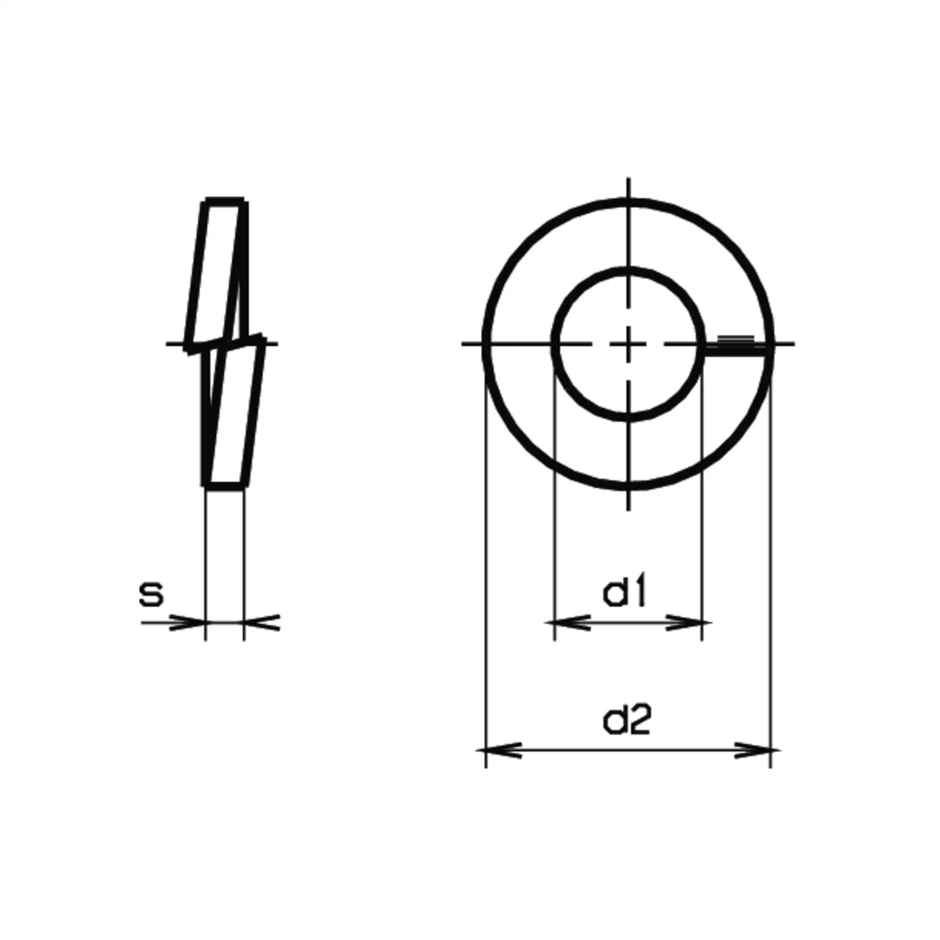 Federringe DIN 7980-A4