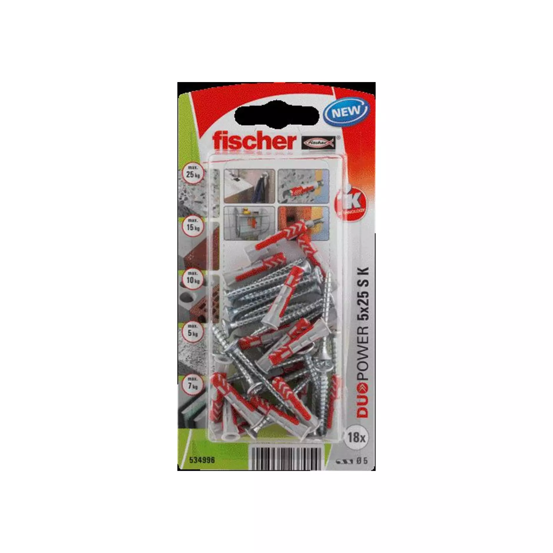 FI SB 534996 Duopower 5x25 S K NV 18St