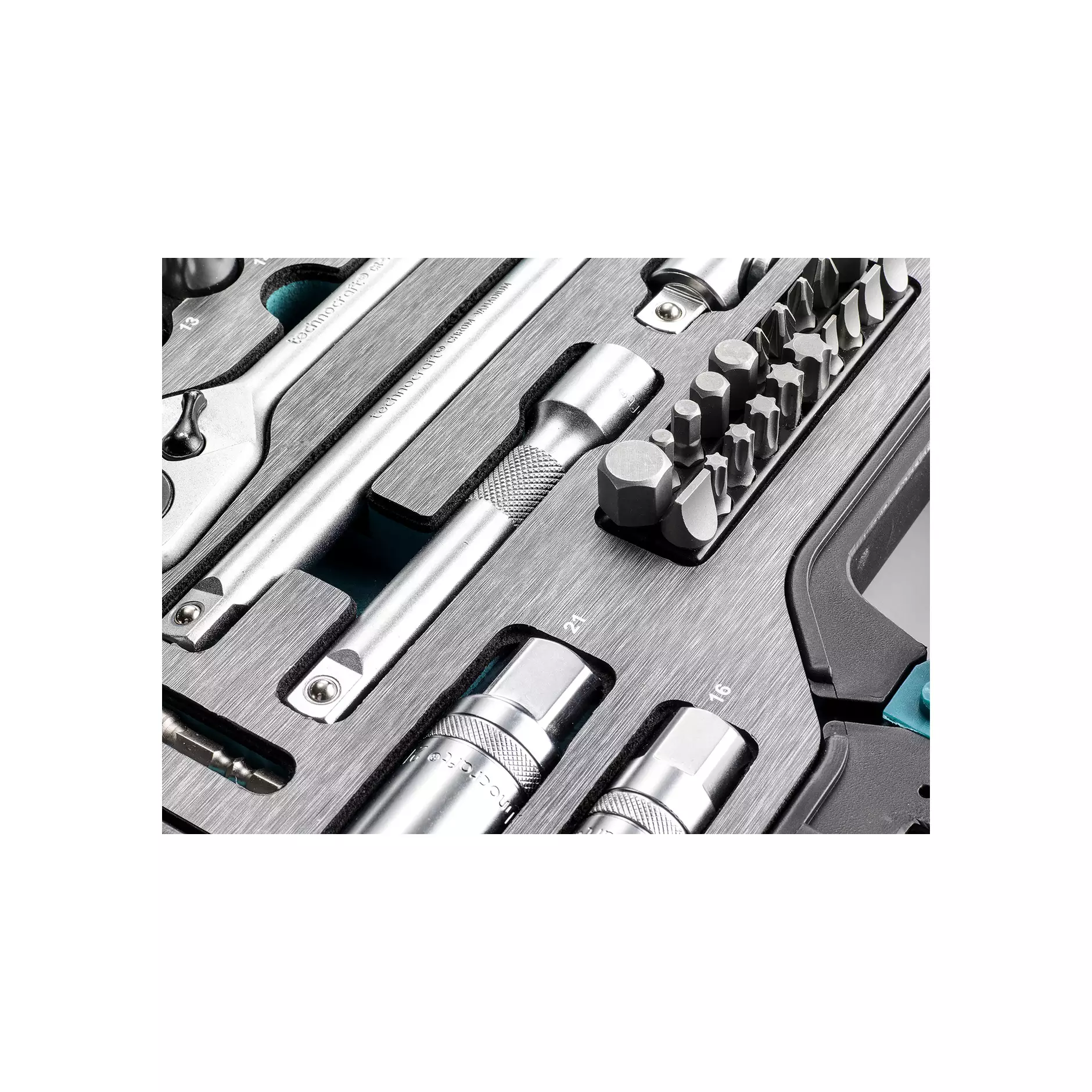 664651_TECHNOCRAFT_Steckschlüsselsatz.1zu4Zoll+3zu8Zoll.48tlg_1