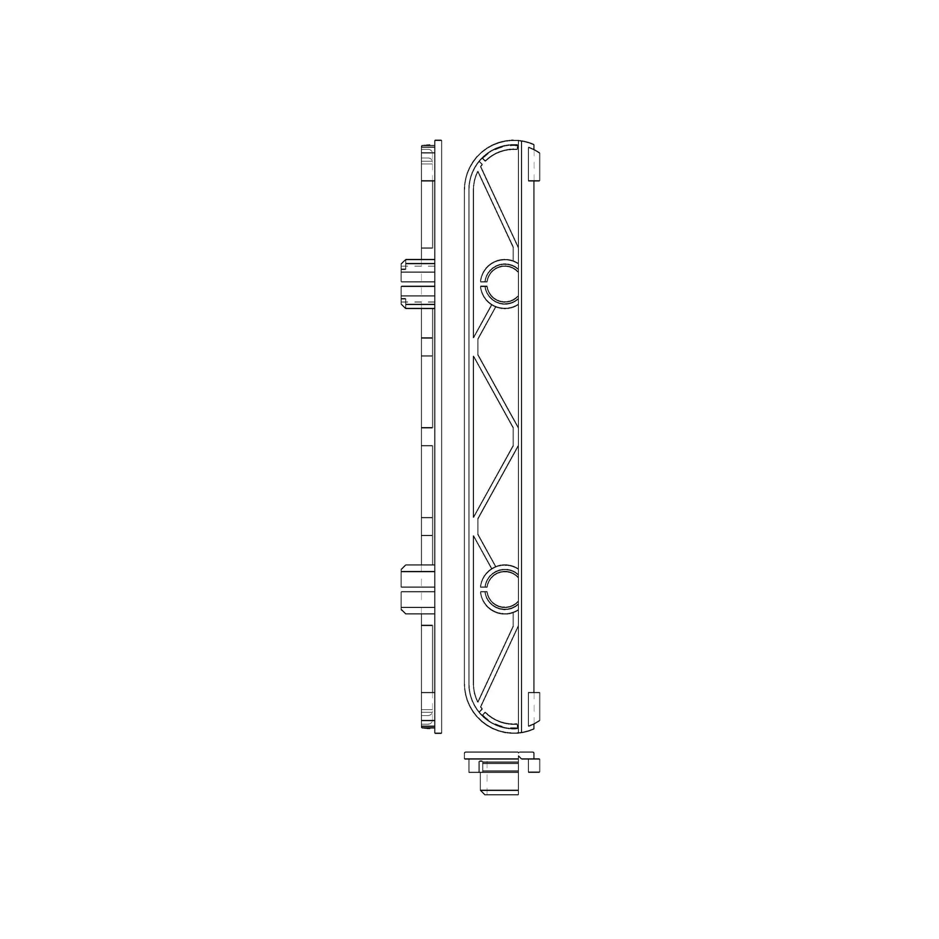 Abdeckung Türfalz zu SASSBA Easy 3D