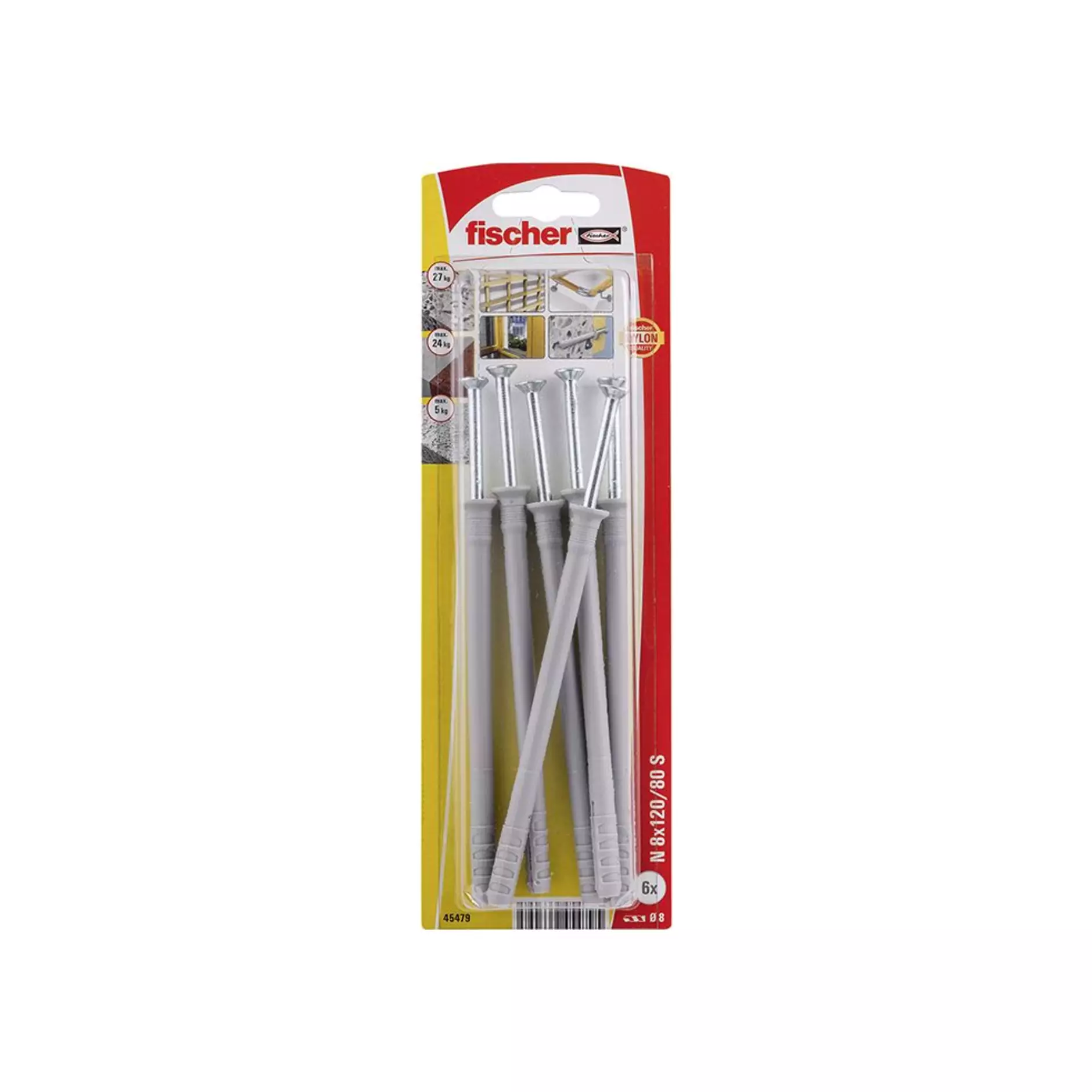 FI SB 45479 Nageldübel 8X120 ZK NV 6St