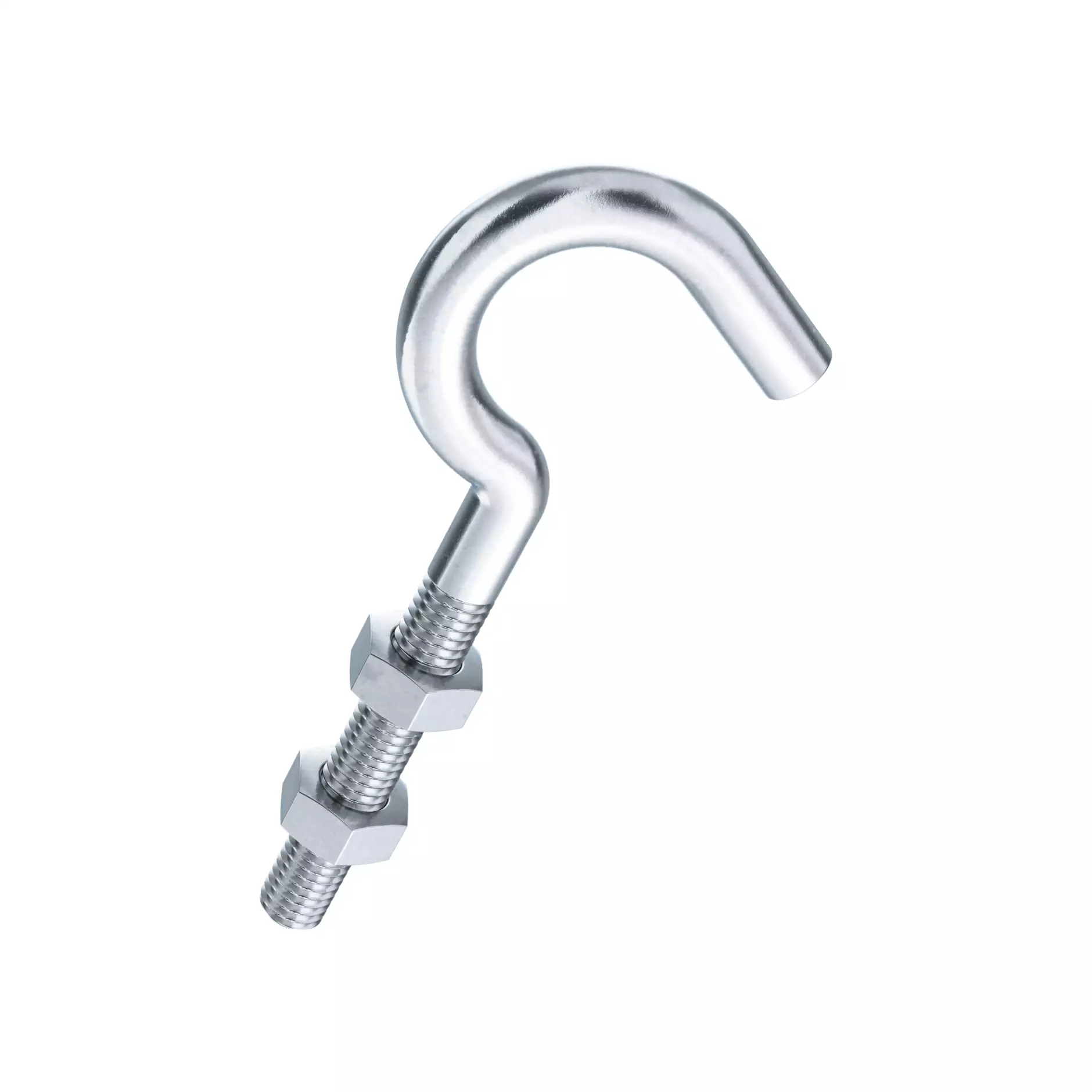 Crochets de cordes � lessive et 2 ecrous