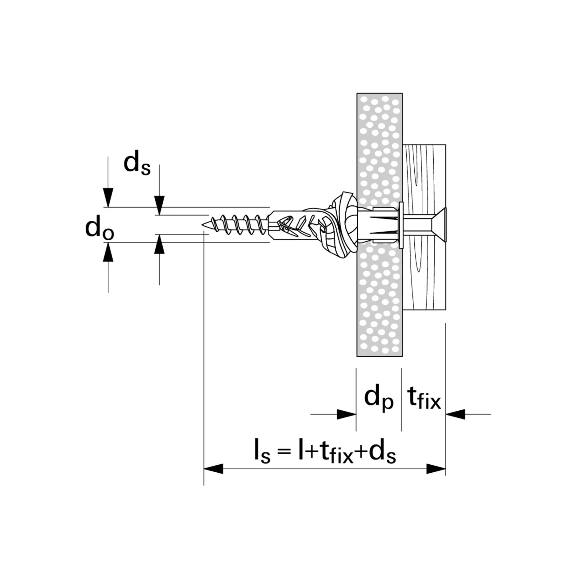 fischer Universaldübel mit Rand Nylon UX R