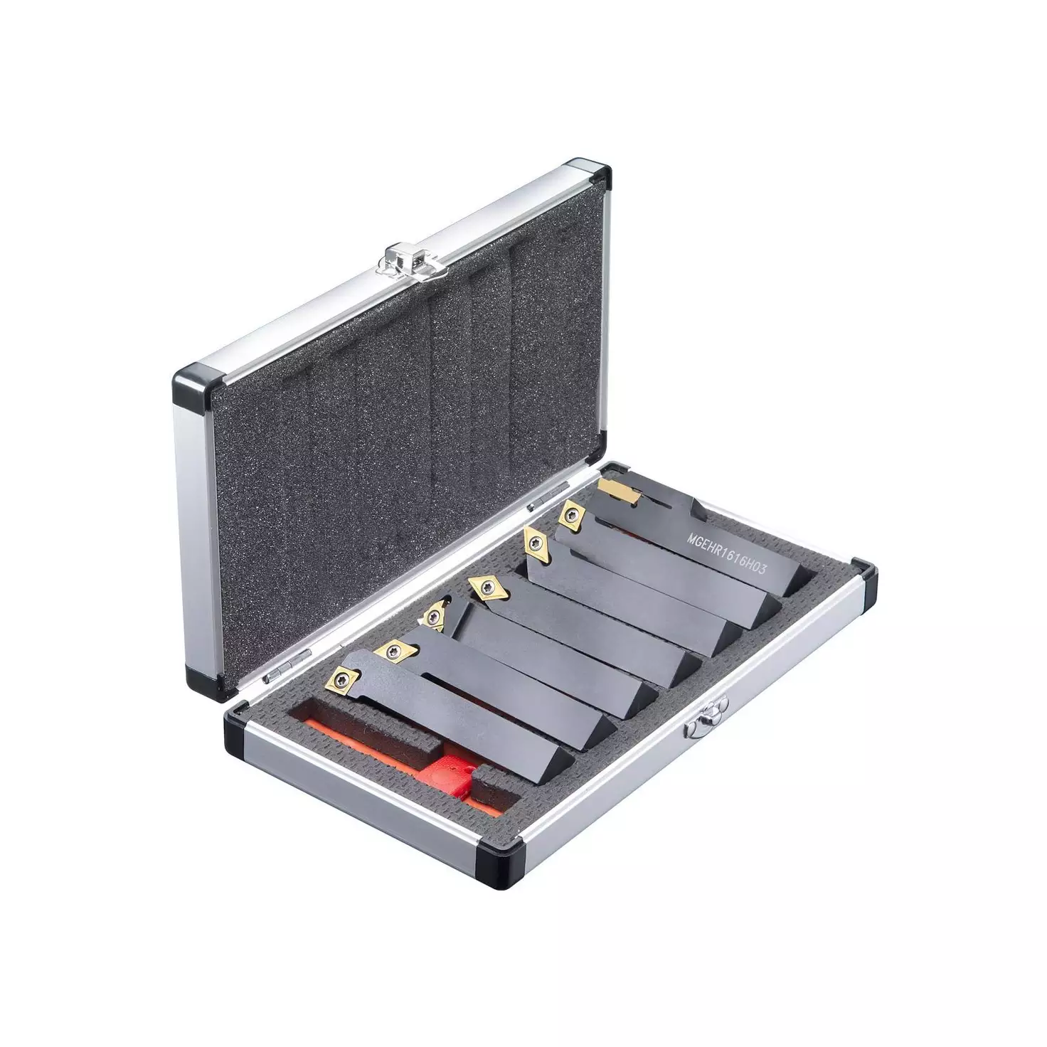ALDURO Jeu de burins de tournage 7-pcs, 16x16 mm