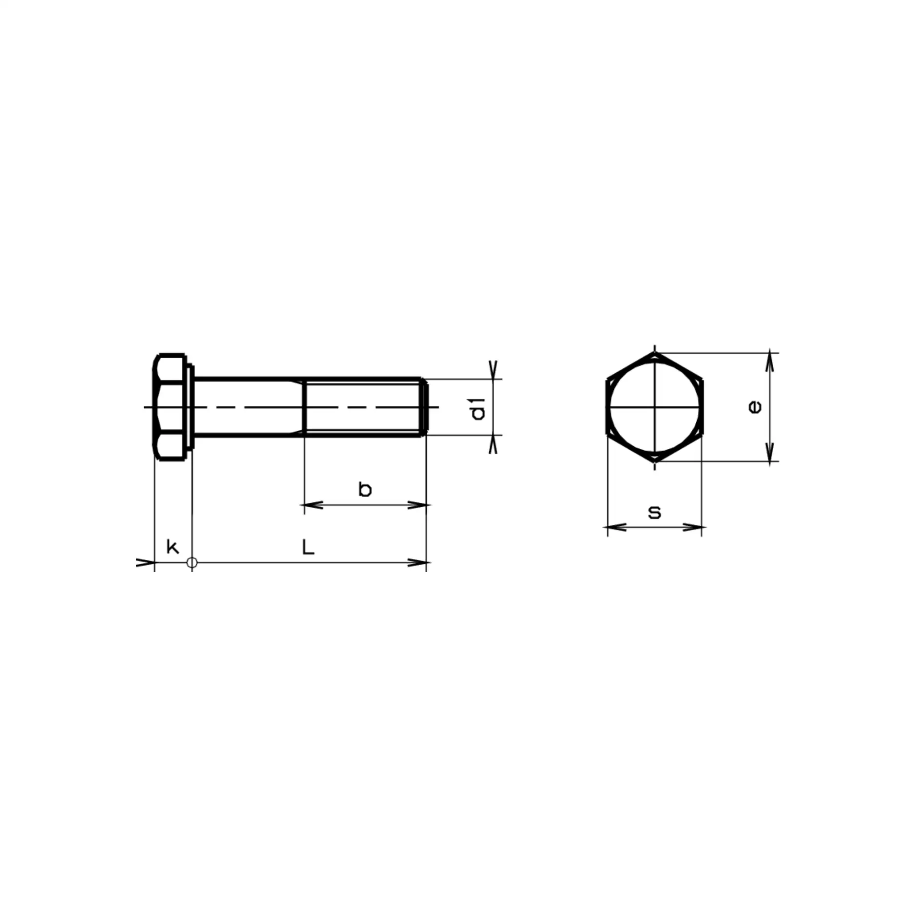 Sechskantschrauben ISO 4014-A2