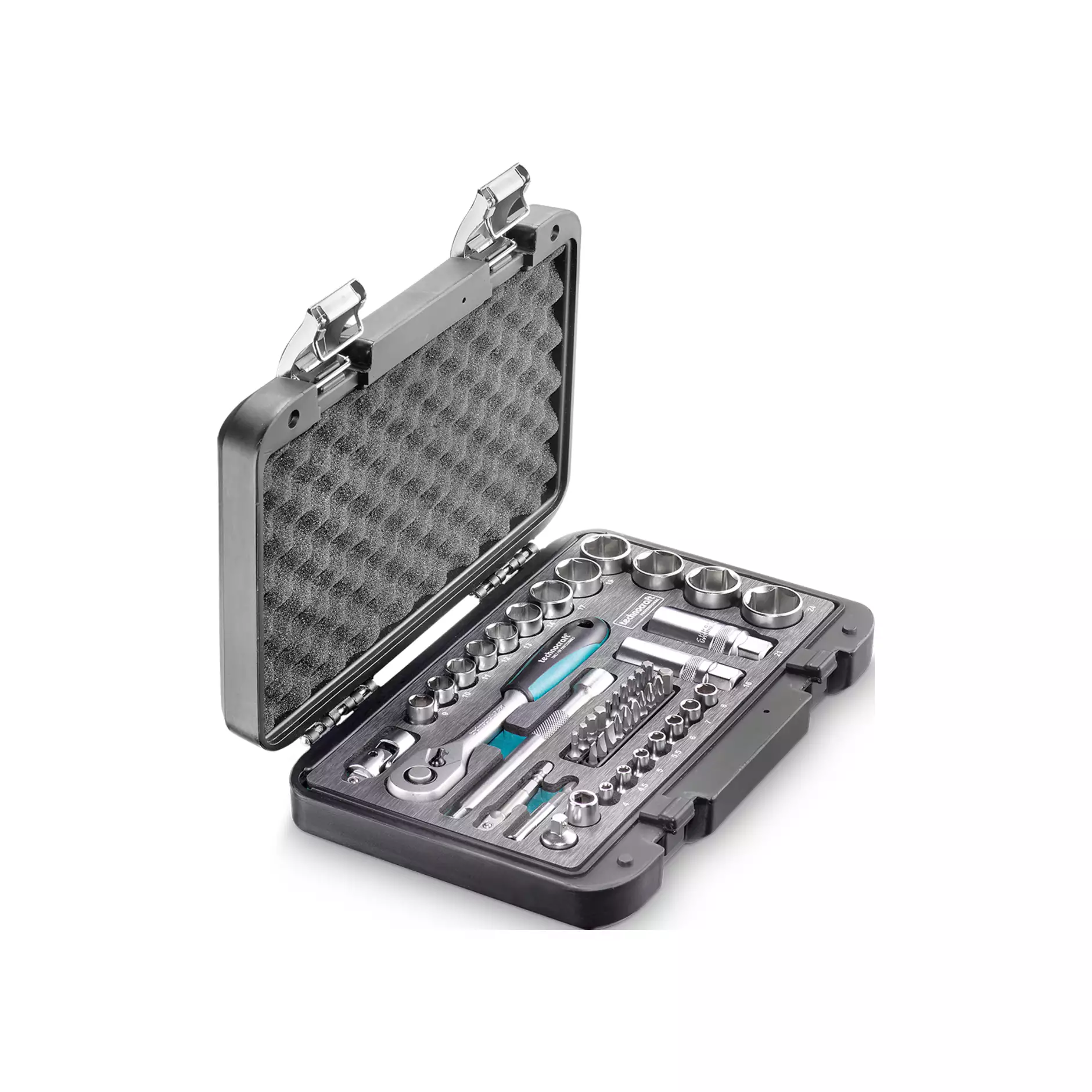 664651_TECHNOCRAFT_Steckschlüsselsatz.1zu4Zoll+3zu8Zoll.48tlg_3_transparent