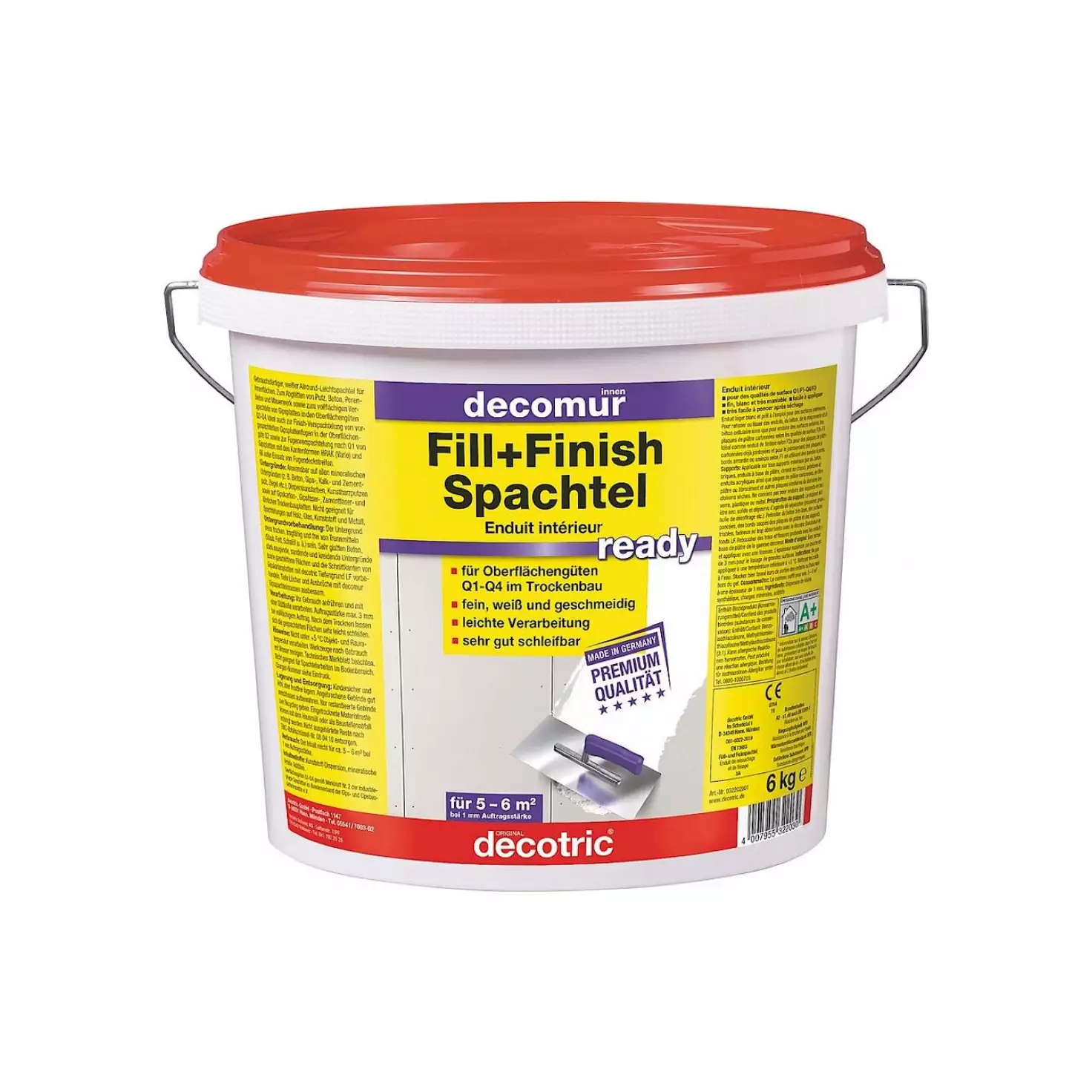 2022133 DECOTRIC decomur Fill+Finish ready 6kg