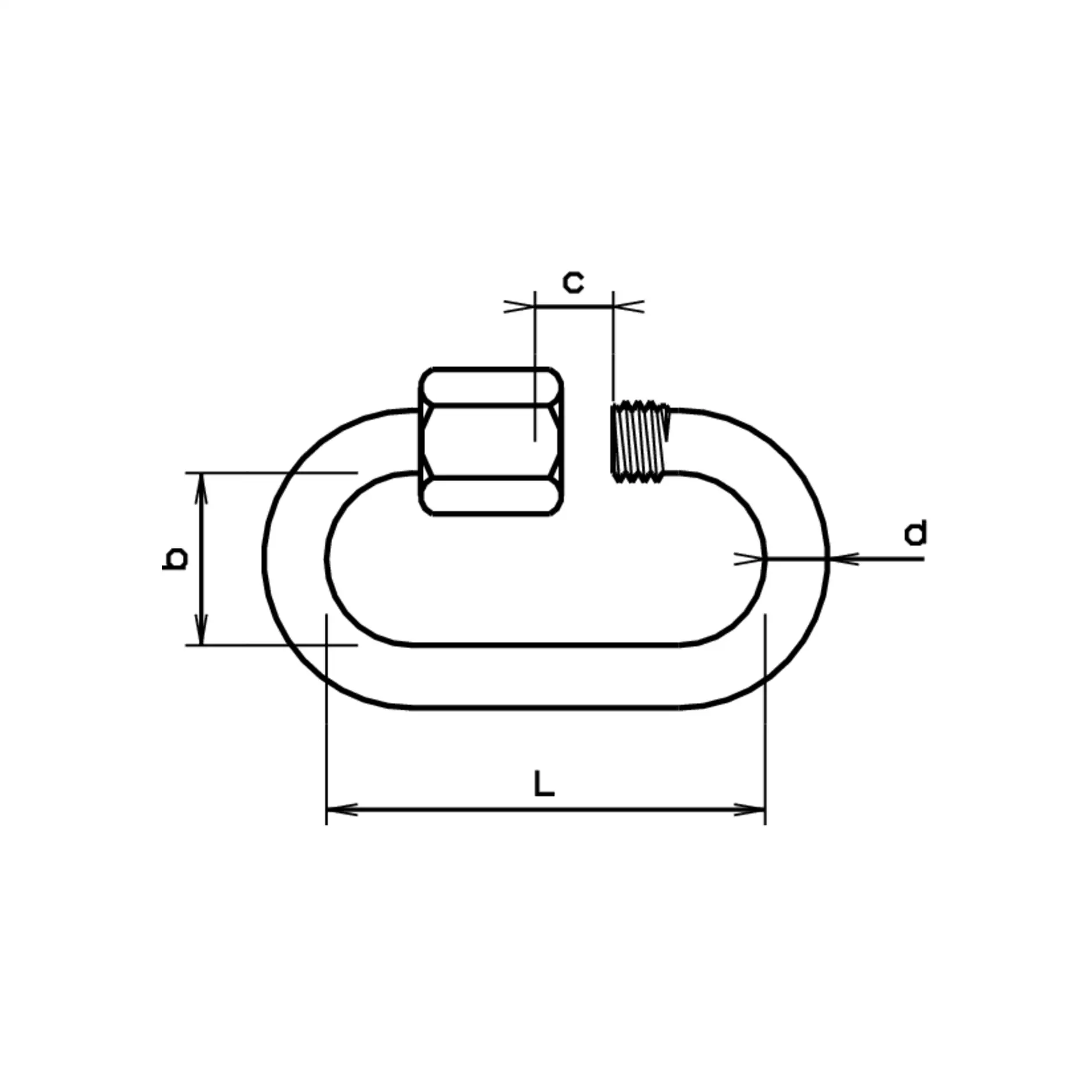 Rapid-Kettenglieder INOX A4