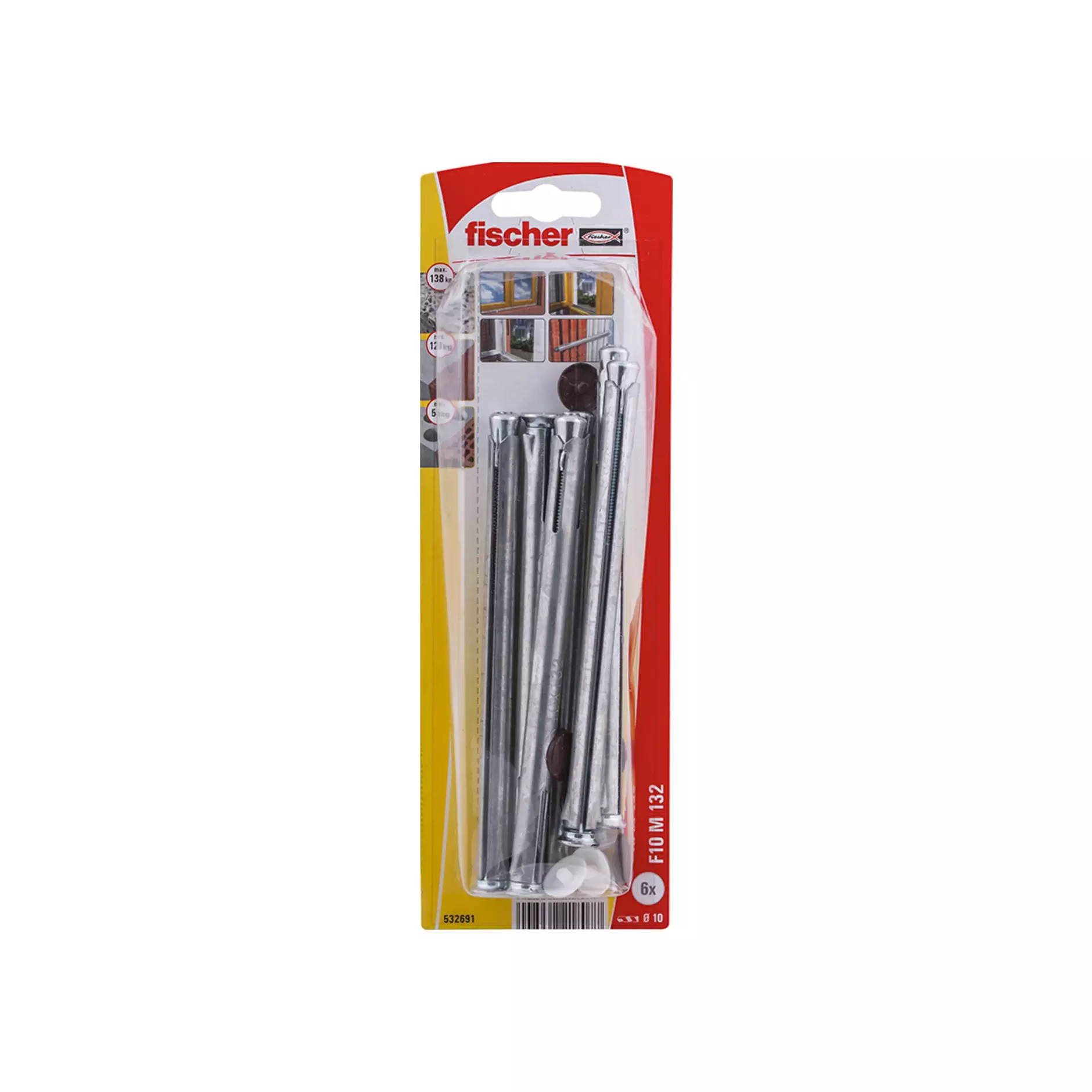 FISCHER Fensterrahmendübel m Schrauben