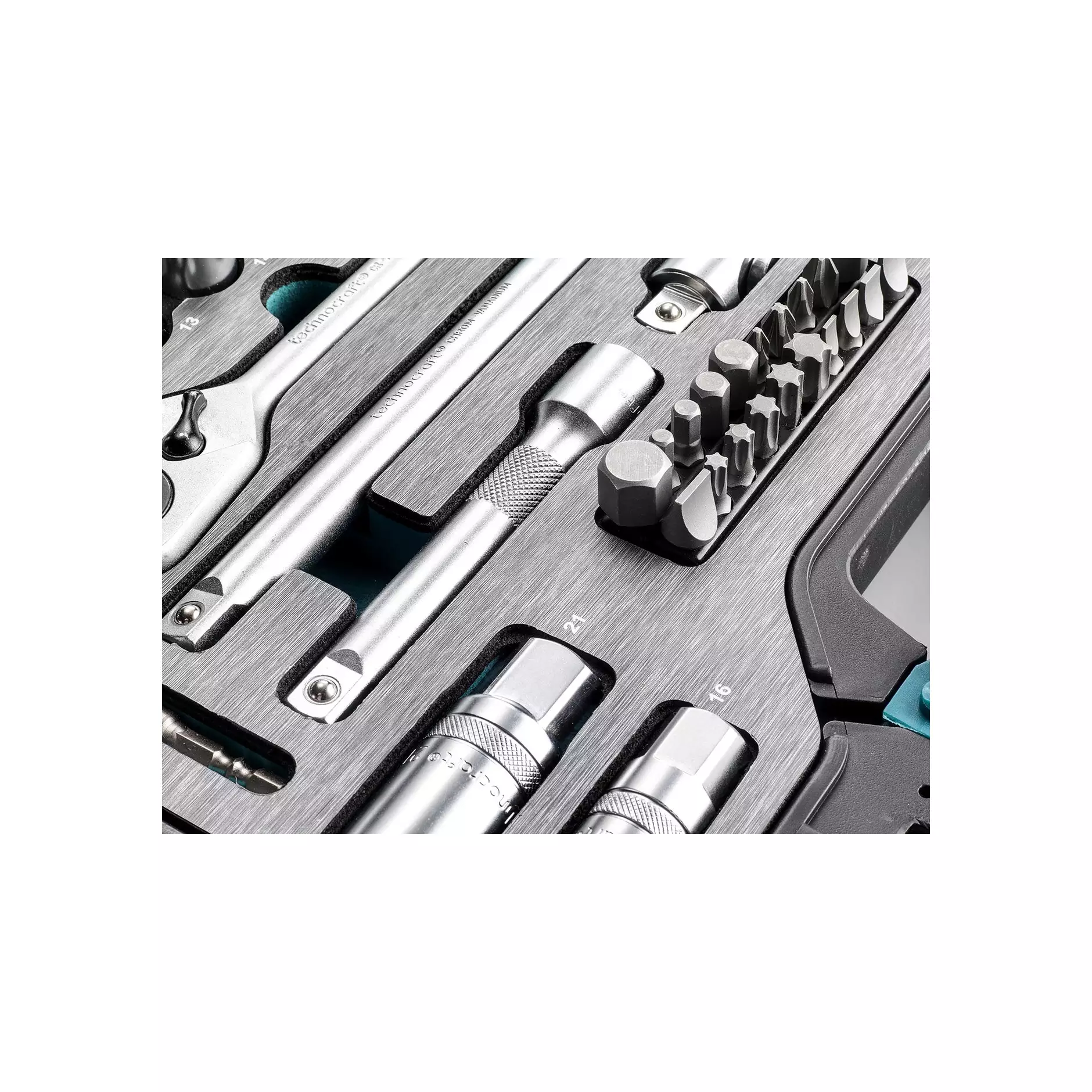 Steckschlüsselsatz Silverline 44-tlg