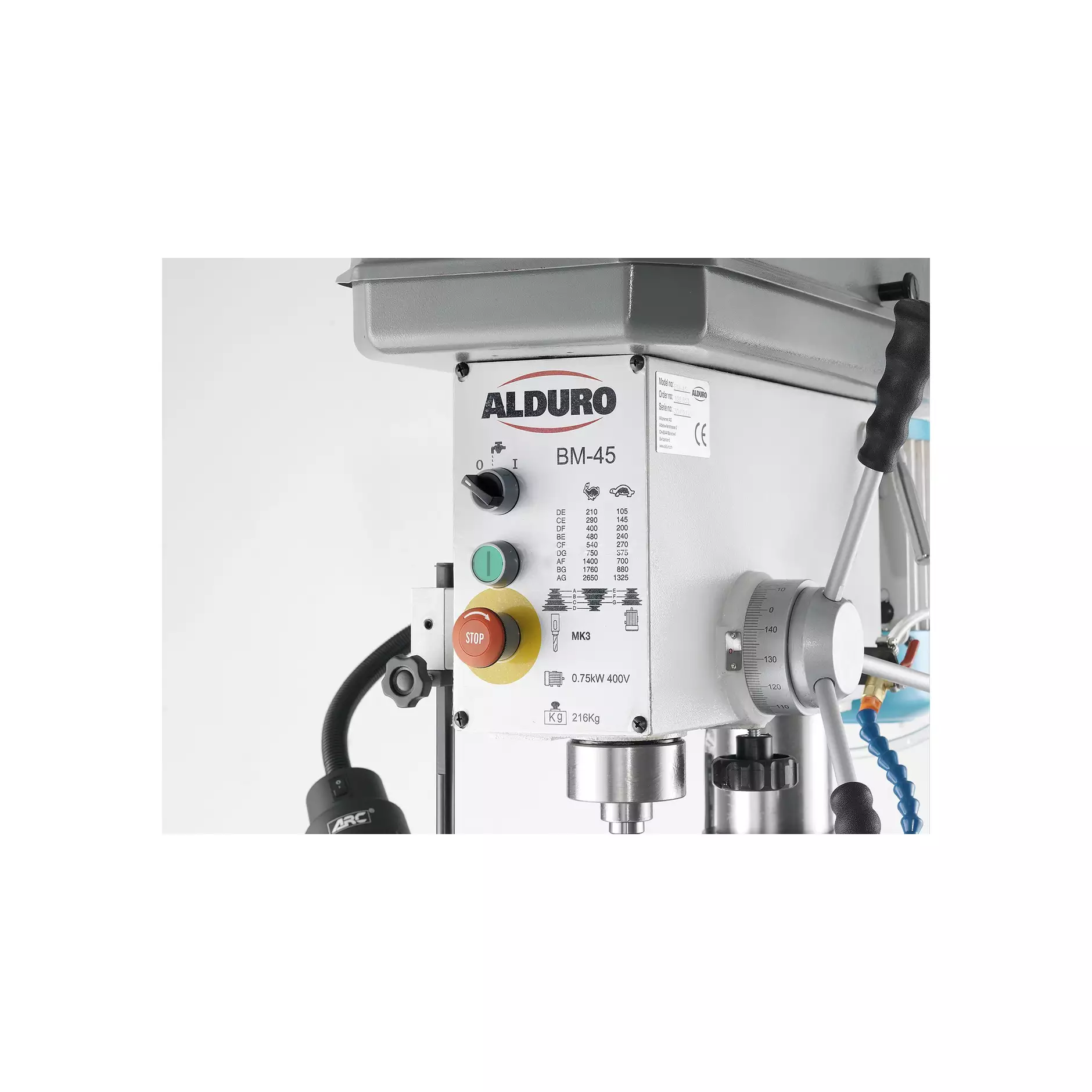 ALDURO Perceuse à colonne BM-45