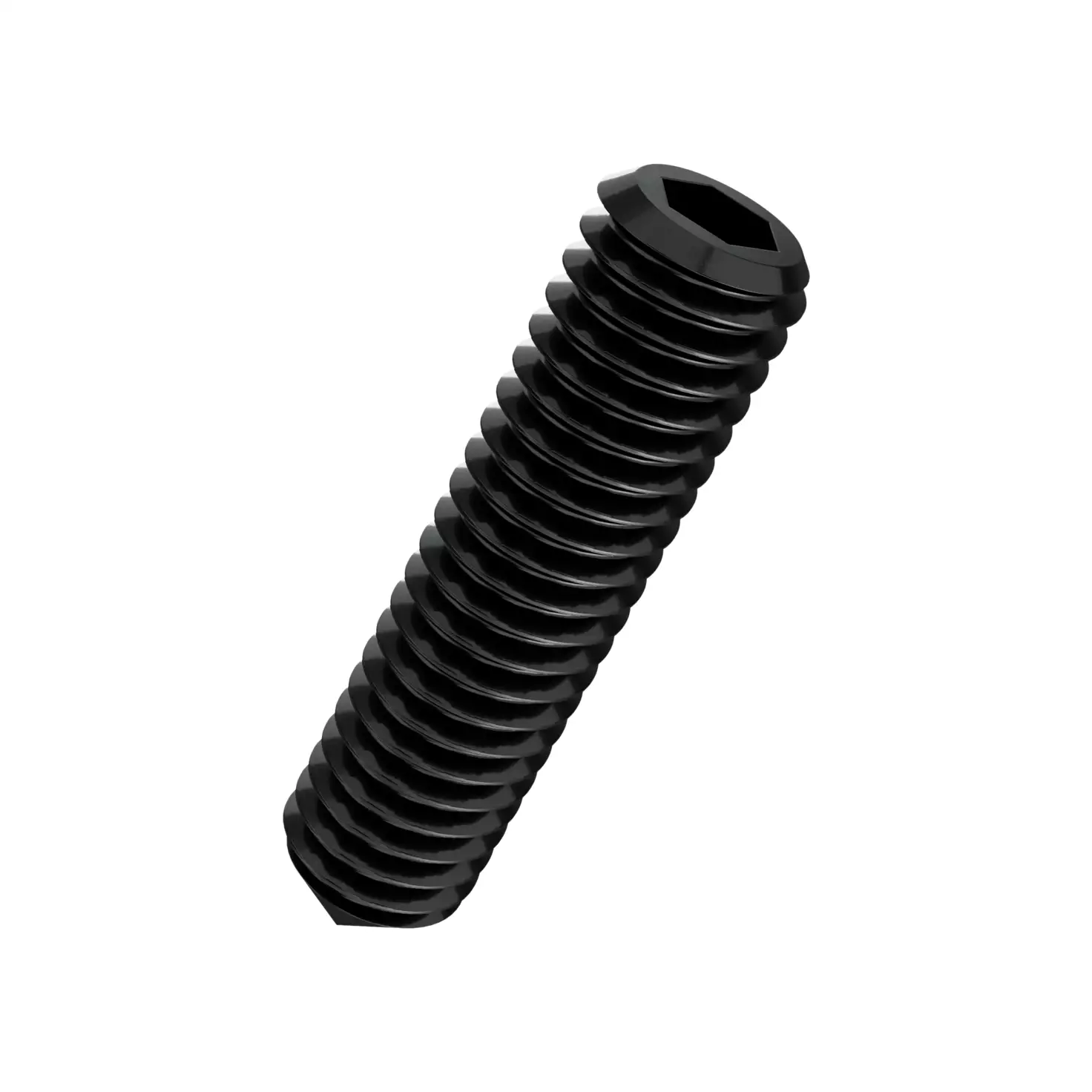 Gewindestifte Spitze DIN 914-45H schwarz