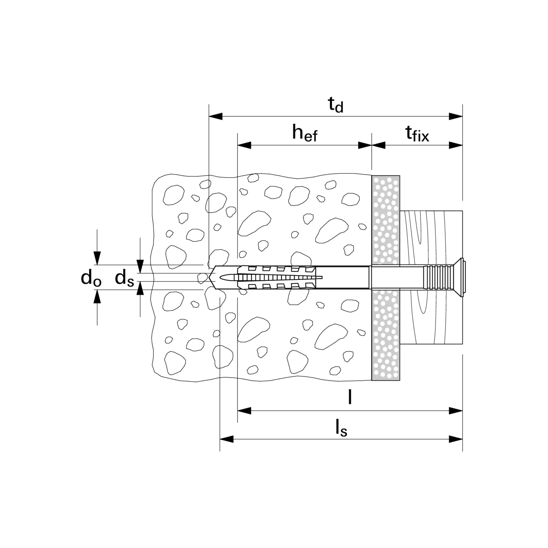 fischer Nageldübel m. Senkkopf KS Z  Stahl N-S