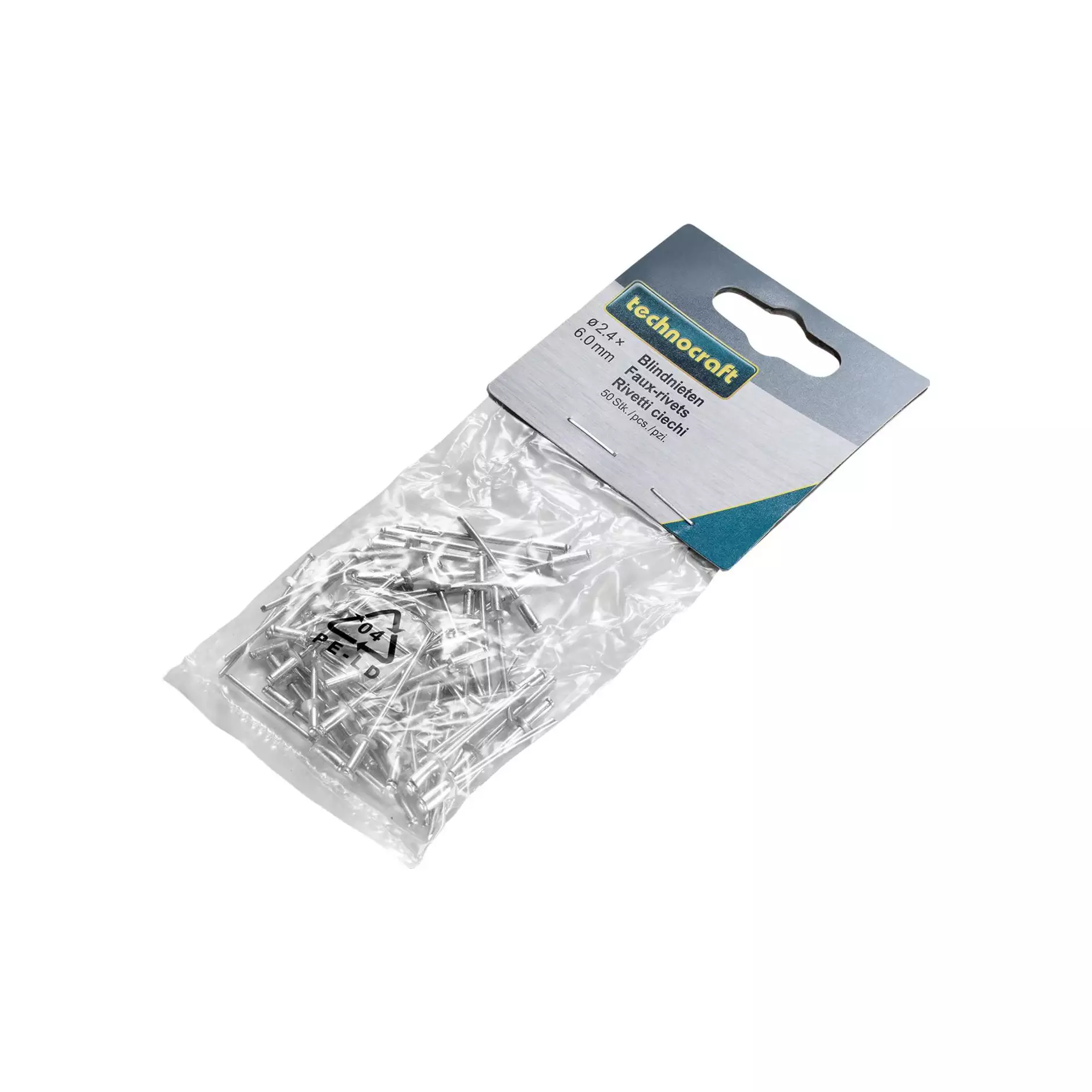 TCP Alu-Blindnieten, 2.4x6.0mm