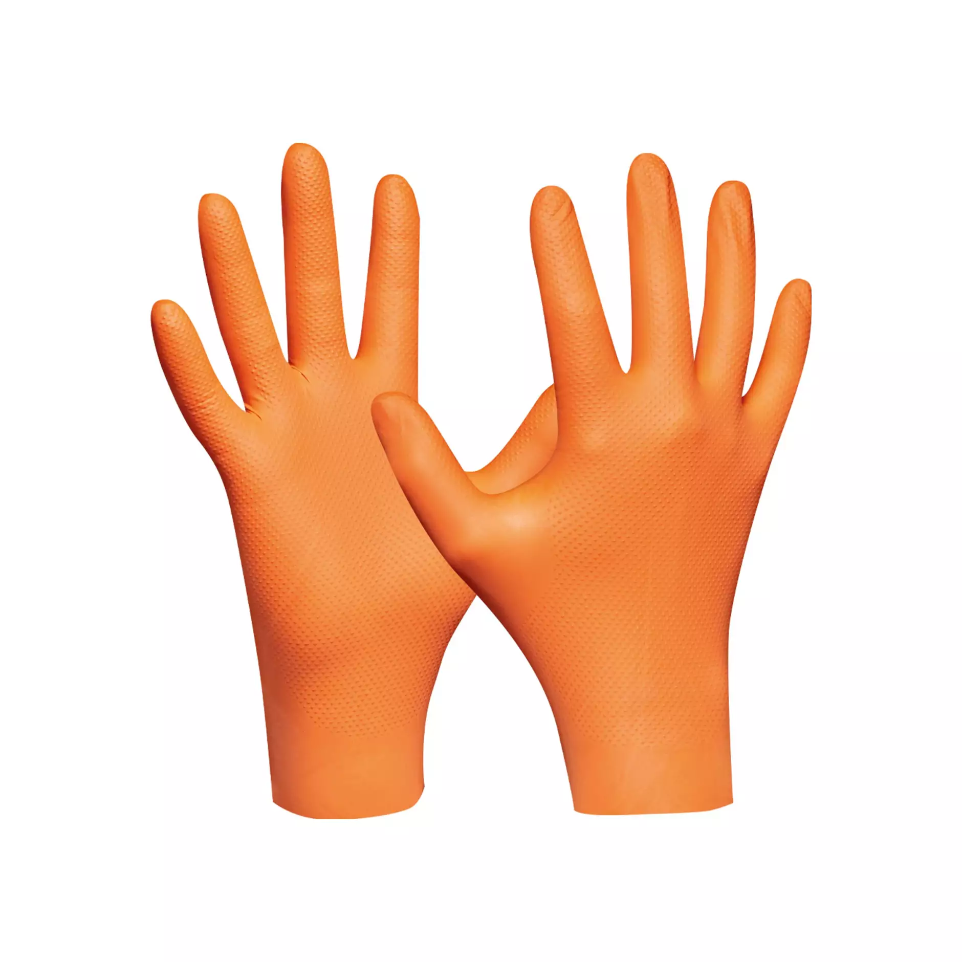 709667-71_Einweghandschuh Orange Nitril