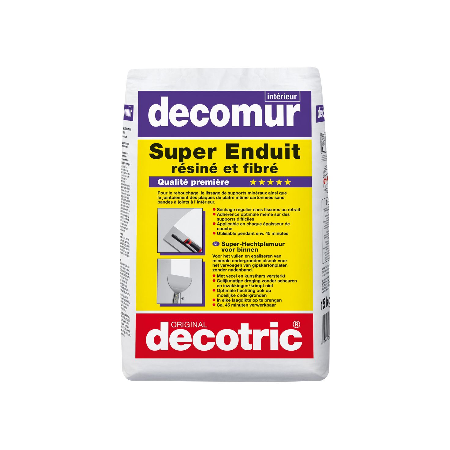 decotric - Enduit de Lissage - 400 g