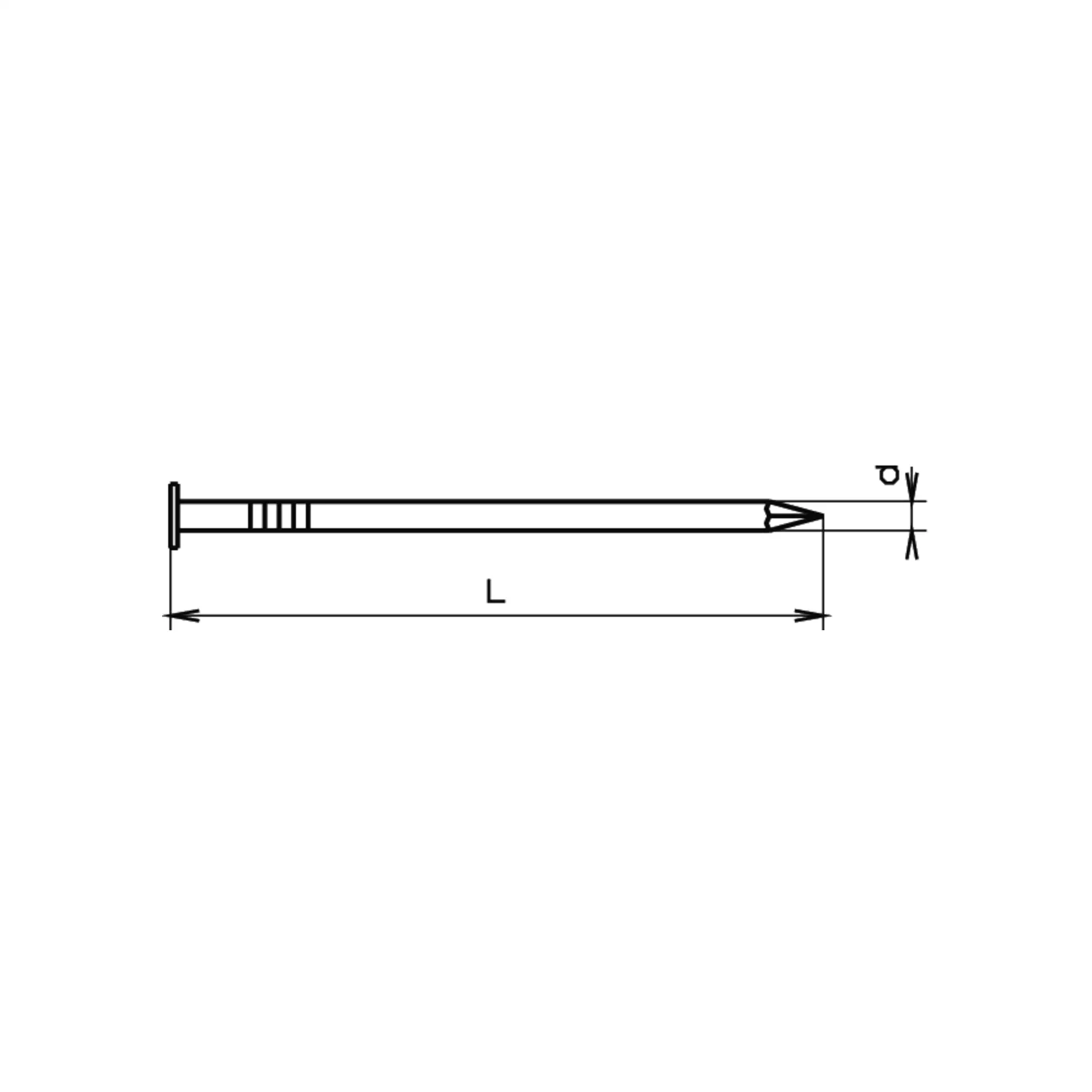 Ferronorm Pointes � t�te plate znf