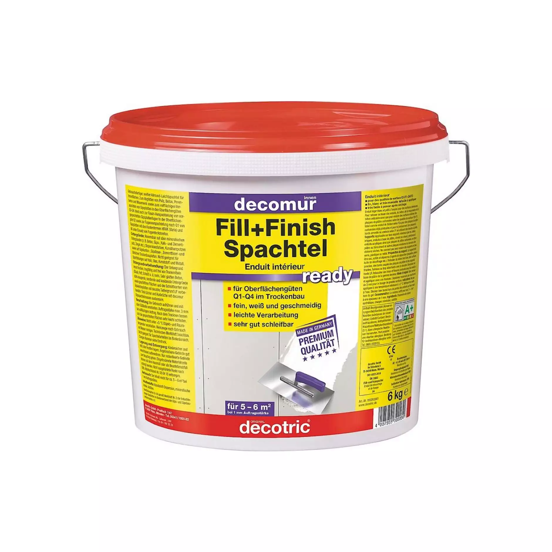 2022133 DECOTRIC decomur Fill+Finish ready 6kg