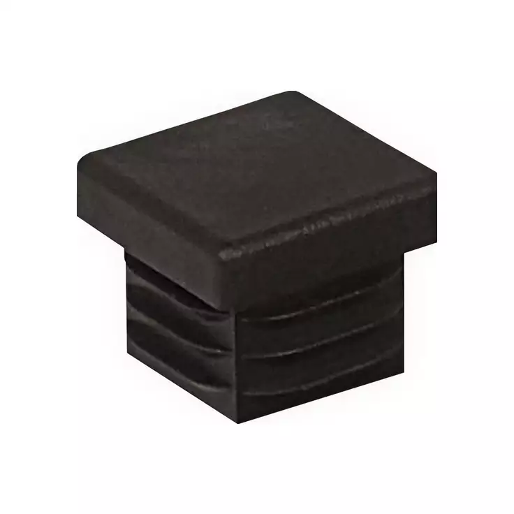 10 Embouts Carrés Noirs Uxcell 20x20 Mm – Pour Tubes, Cache En Plastique, Insertion Facile
